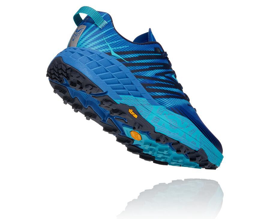 Hoka One One Spor Ayakkabı Erkek Mavi - Speedgoat 4 - AL8105326